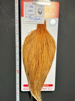 Flash Sale Hackle 112 - Whiting Cape Silver - Barred Dark Ginger (sizes 8-22)