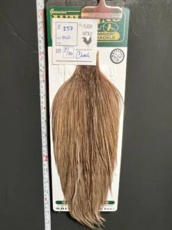 Flash Sale Hackle 257 - Hebert Miner Cape Silver - Brown Grey Dun (sizes 8-22)