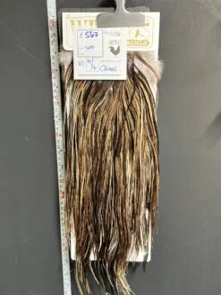 Flash Sale Hackle 567 - Heritage Saddle - Speckled Dun Badger (size 14-16)