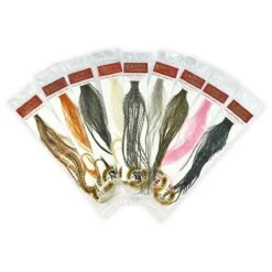 Whiting 100 Pack Dry Fly Hackle - Honey Dun - 16