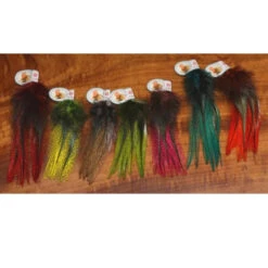 Hareline UV2 Coq De Leon Perdigon Fire Tail Feathers