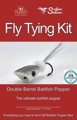 Hareline Fly Tying Kit - Double Barrel Baitfish Popper