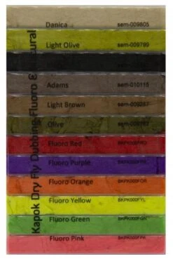 Semperfli Kapok Dry Fly Dubbing Dispensers